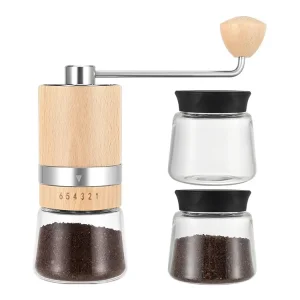 CE Certification Wood Hand Burr Coffee Grinder