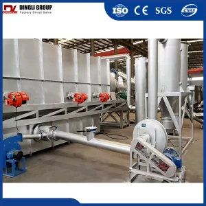 Heat-Efficient Continuous Bamboo Pyrolysis Carbonization Equipment for Industrial Use