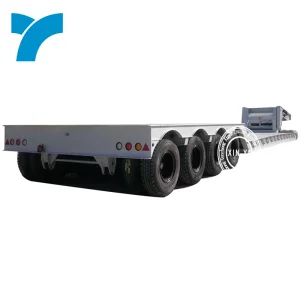 4 Axle Double Side Wall Drop Hydraulic 100 Ton Semi-Trailers