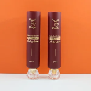 50ml Black Plastic Packaging Tube For Cleanser