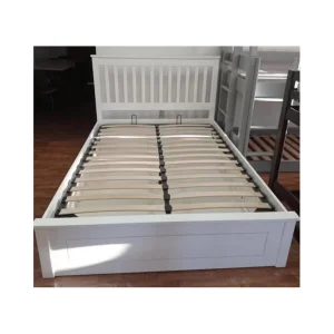 Cama de madera maciza con sistema de elevación