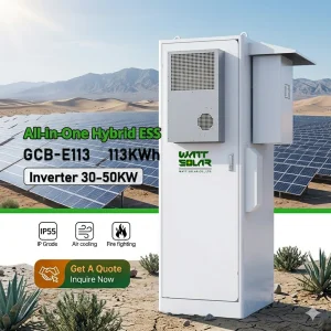 IP54 All-in-One 100kWh Battery Cabinet