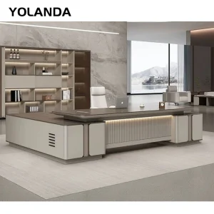 Yolanda Boho Organiser Luxury L Shaped Table