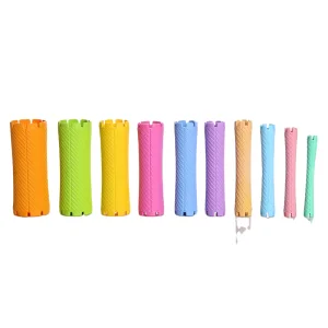 Best Selling Hot Hair Rollers Perm Rods Factory Supply Elastic Material Standard Perm Roller for Long Short Hair Curling