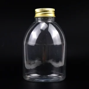 Custom Recycled PET Juice Bottle Aluminum Cap