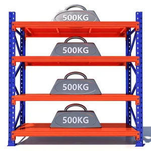 4-Layer Warehouse Storage Shelves