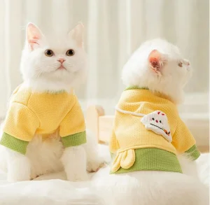 Moleton Satchel para Coelho de Duas Pernas Roupas para Animais de Estimação para Cães Pequenos e Médios