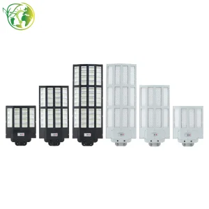 Smart Solar Street Light with Remote Control 120W for Parking Lots