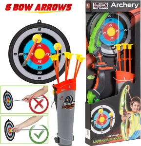 Cheap Bow and Arrow Toys Light Up Archery Set