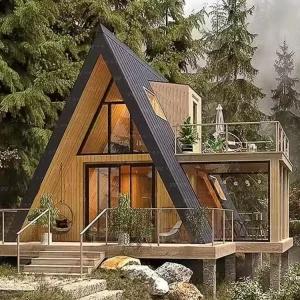 Customized Luxury A-Frame Prefabricated House