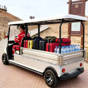 عربة جولف كهربائية صديقة للبيئة