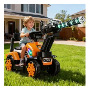 Licensed 24V Electric Ride-On Excavator Car
