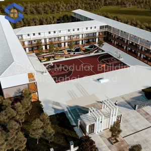 Steel Building Modular Portable Prefab House Container Classroom Temporary Classrooms