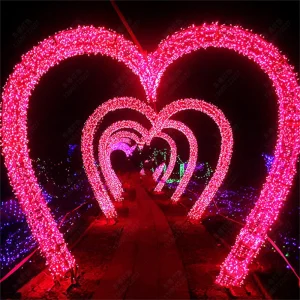 Wedding Festival with 3D Motif Lights, High Quality Time Tunnel