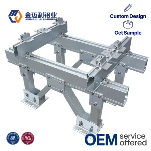 All-in-One Solar Energy System Mounting Kit-Includes Aluminum Extrusion Rails, End Clamps &amp; Ground Screws for Fast PV Panel Installation