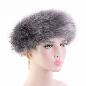 Winter Thick Fur Warm Headband Fur Headband Women Warm Terry Hairband