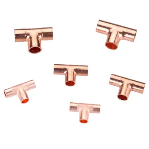 Copper Equal Tee Pipe Fittings