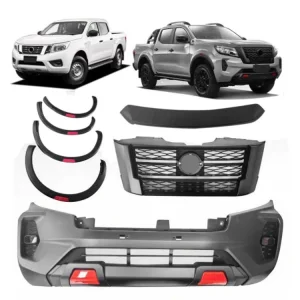 High Quality Auto Parts Car Exterior Accessories Body Kit Fit PP Material for Navara Np300 2016 Upgrade to 2021