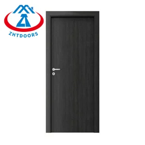 BS Certificated Zhtdoors Direct Manufacturer High Durability Excellent Quality Wood Fire Rated Door Fire Rated Wooden Laminate Door