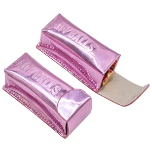 Luxury Printing logo Pu Leather Cosmetic Lipstick Box Small Lip Balm Makeup Organizer Storage case Gift Packaging Bag Lipstick