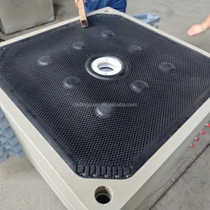 Industrial Frame 1000 2000 High Pressure High Temperature Resistance PE Recessed Chamber Filter Plate for Petroleum Wastewater