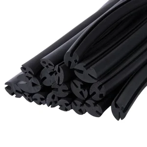 H Type Inlaid Strip Glass Bead Car Sealing Strip EPDM Three-Port Sealing Strip