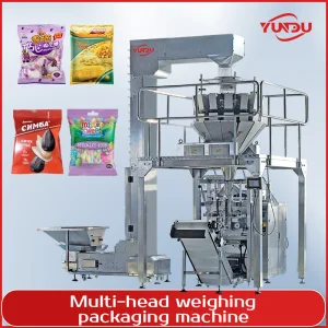 Sistema Automatizado de Pesagem e Embalagem Multihead – Projetado para Pó (Detergente para Roupas, Especiarias) e Grânulos Sólidos (Chips de Vegetais, Frutas Liofilizadas)
