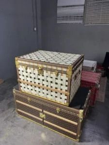 Woven Trunk Table