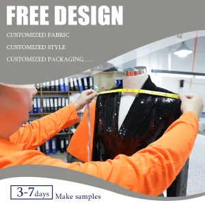 Women's Formal Blazers &amp; Skirt Suit Set High Quality Eco-Friendly Spandex/Cotton V-neck Garment Factory OEM Supplier Custom Logo