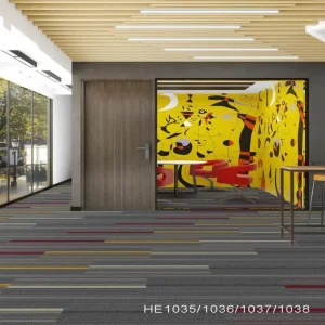 China Best Selling PVC Strip Carpet tiles