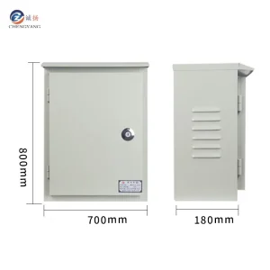 700*800*180mm Caixa de Distribuição de Corrente Fraca para Exterior, Montada na Parede, à Prova de Chuva, Enclosure Metálico