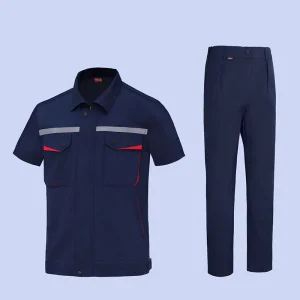 Pure Cotton Summer Short-sleeved Work Clothes. Factory-produced Work Clothes with Comfortable Customization of Logos.