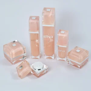 Square Acrylic Airless Pump Bottle