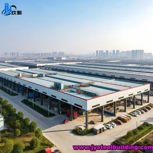 Industrial Grade Steel Structure Logistics Warehouse Building Compliant with Intl Safety Standards Optimized Storage Space Ventilation &amp; Lighting Design