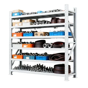 Adjustable Anti-Rust Steel Warehouse Shelves Light Duty Rack Workshop Storage Metal Racks for Garage & Warehouse