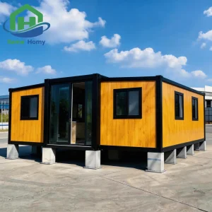 ISO Verified 40ft Luxury Prefab Villa Expandable Container House 3 Bedroom Modular Movable Home for Modern Resort Living