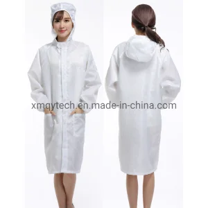 100% Polyester Cleanroom ESD Garment Anti Static Workwear Clean Room Coverall ESD Clothes