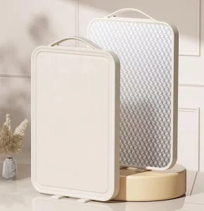 Cutting Board Comes with Cutting Board Stand Stainless Steel with Stand Rectangular Double Use Cutting Board