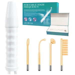 Darsonvals High Frequency Facial Machine Portable Comb Therapy Wand Face Care Acne Treatment Beauty Equipm