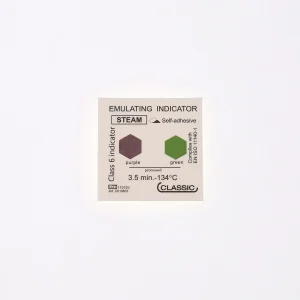 Medical Supply 107mm*20mm Sterilization Class 6 Steam Indicator Label with CE/ISO