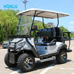 Honlu 4 Seat Golf Cart Accept Custom Electric Buggy Cars Luxury Golf Cart