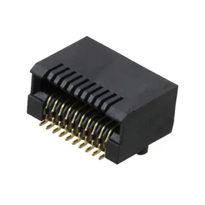 Gold Pleated SFP Connector 1x1 Port 5G