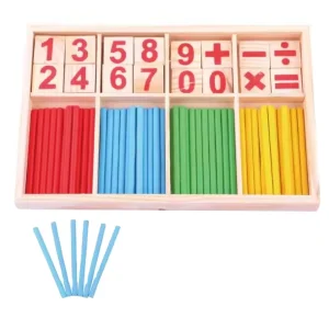 Wood Educational Number Math Calculate Game