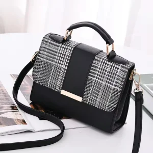 2024 New Women's Handheld Leather Bag Fashion Versatile All Year Round Versatile