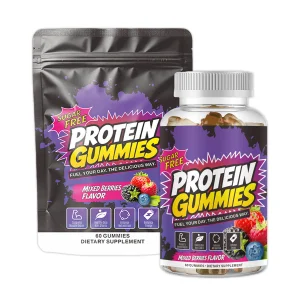 OLLI OEM Private Label Protein Gummy Bears Immune Boost Energy Whey Protein Gummies Dietary Supplement Whey Protein Gummies