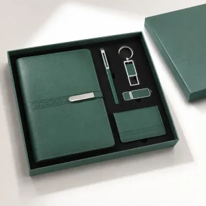 Custom Green Business Gift Set
