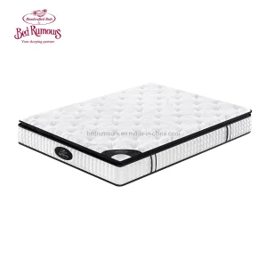 OEM/ODM Hotel Bedroom Foam Mattress for King Size Double Wall Bed Pocket Spring Made of Memory Latex Mattress