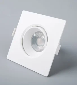 Hot Sell 3W 5W 7W 38° 58 110degree IP20 IP65 Interior and External Used Square Embeded LED Down Light with Warm Cool Pure White