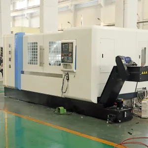 Double Turret CNC Lathe GSK Control