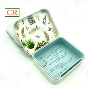 Custom Airtight Child Resistant Hinged Tin Box